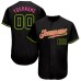 Black Black Neon Green-Pink Jerseys