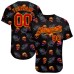 3D Pattern Halloween Skulls And Palm Leaves Jerseys