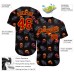 3D Pattern Halloween Skulls And Palm Leaves Jerseys