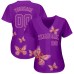 3D Pink Ribbon With Butterfly Wings Breast Cancer Awareness Month Women Health Care Support Jerseys