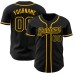 Black Black-Gold Jerseys