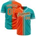 Aqua Orange-White Authentic Fade Fashion Jerseys