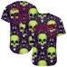 3D Pattern Halloween Skulls Jerseys