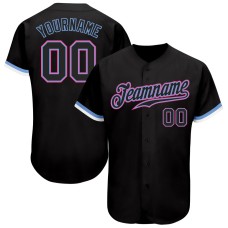 Black Black Light Blue Pink-White Jerseys