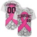 3D Pink Ribbon Breast Cancer Awareness Month Women Health Care Support Jerseys