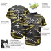 Black Black-Gold 3D Pattern Design Jerseys