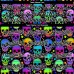 3D Pattern Bright Multicolored Halloween Skulls Jerseys