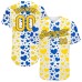 3D Pattern Design Hearts Painted In The Colors Of The Ukrainian Flag Jerseys