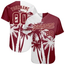 3D Pattern Design Hawaii Coconut Trees Jerseys