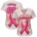 3D Breast Cancer Awareness Month With Woman Hand And Pink Ribbon Women Health Care Support Jerseys