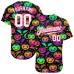 3D Pattern Bright Multicolored Halloween Pumpkins And Bats Jerseys