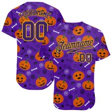 3D Pattern Halloween Pumpkins Jerseys