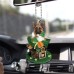 Amazon Hot Sale St. Patrick's Day Holiday Decoration Car Pendant Holiday Atmosphere Scene Layout Pendant