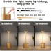 Cordless Table Lamp Rechargeable Battery Powered LED Desk Lamp 3-Levels Brightness Stepless dimming Outdoor Table Light for Restaurant/Home/Patio