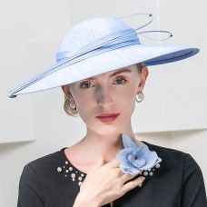 Fashion Elegant Polyester Hats with Feather 1PC Wedding / Party / Evening Headpiece