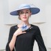 Fashion Elegant Polyester Hats with Feather 1PC Wedding / Party / Evening Headpiece