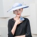 Fashion Elegant Polyester Hats with Feather 1PC Wedding / Party / Evening Headpiece