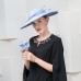 Fashion Elegant Polyester Hats with Feather 1PC Wedding / Party / Evening Headpiece