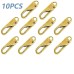 10pcs Universal Zipper Puller Detachable Zipper Head Instant Zipper Repair Kits For Zipper Slider DIY Sewing Craft Sewing Kits Zippers