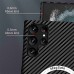 Phone Case For Samsung Galaxy S23 S22 S21 Plus Ultra With Magsafe Magnetic Dustproof Four Corners Drop Resistance Lines / Waves Carbon Fiber