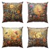 Tree of Life Double Side Pillow Cover 4PC Soft Decorative Square Cushion Case Pillowcase for Bedroom Livingroom Sofa Couch Chair