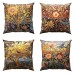 Tree of Life Double Side Pillow Cover 4PC Soft Decorative Square Cushion Case Pillowcase for Bedroom Livingroom Sofa Couch Chair