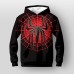 Boys 3D Spider Hoodie Pullover Long Sleeve 3D Print Fall Winter Fashion Streetwear Cool Polyester Kids 3-12 Years Outdoor Casual Daily Regular Fit