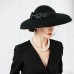 Vintage Style Elegant Wool Hats / Headwear with Bow(s) 1PC Special Occasion / Party / Evening / Horse Race Headpiece