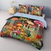 100% Cotton Duvet Cover Mushroom Forest Mexican Folk Art PatternDuvet Cover Set Soft 3-Piece Luxury Bedding Set Home Decor Gift