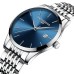 Ultra-Thin Men's Quartz Watch Men Analog Luxury Minimalist Classic Wristwatch Waterproof CalendarChronograph Stainless Steel Watches