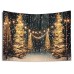 Golden Street Hanging Tapestry Wall Art Large Tapestry Mural Decor Photograph Backdrop Blanket Curtain Home Bedroom Living Room Decoration