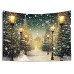 Golden Street Hanging Tapestry Wall Art Large Tapestry Mural Decor Photograph Backdrop Blanket Curtain Home Bedroom Living Room Decoration