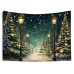 Golden Street Hanging Tapestry Wall Art Large Tapestry Mural Decor Photograph Backdrop Blanket Curtain Home Bedroom Living Room Decoration