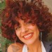 Short Curly Wigs for Black Women Soft Black Big Curly Wig with Bangs Afro Kinky Curls Heat Resistant Natural Looking Synthetic Wig for African American Women