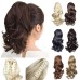 12inch Short Curly Claw Ponytail Extension Clip In on Hairpiece with Jaw/Claw Synthetic Fluffy Pony Tail One Piece