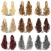 12inch Short Curly Claw Ponytail Extension Clip In on Hairpiece with Jaw/Claw Synthetic Fluffy Pony Tail One Piece