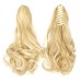 12inch Short Curly Claw Ponytail Extension Clip In on Hairpiece with Jaw/Claw Synthetic Fluffy Pony Tail One Piece