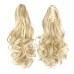 12inch Short Curly Claw Ponytail Extension Clip In on Hairpiece with Jaw/Claw Synthetic Fluffy Pony Tail One Piece