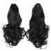 12inch Short Curly Claw Ponytail Extension Clip In on Hairpiece with Jaw/Claw Synthetic Fluffy Pony Tail One Piece