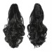 12inch Short Curly Claw Ponytail Extension Clip In on Hairpiece with Jaw/Claw Synthetic Fluffy Pony Tail One Piece