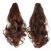 12inch Short Curly Claw Ponytail Extension Clip In on Hairpiece with Jaw/Claw Synthetic Fluffy Pony Tail One Piece