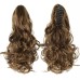 12inch Short Curly Claw Ponytail Extension Clip In on Hairpiece with Jaw/Claw Synthetic Fluffy Pony Tail One Piece