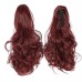 12inch Short Curly Claw Ponytail Extension Clip In on Hairpiece with Jaw/Claw Synthetic Fluffy Pony Tail One Piece