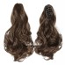 12inch Short Curly Claw Ponytail Extension Clip In on Hairpiece with Jaw/Claw Synthetic Fluffy Pony Tail One Piece