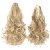 12inch Short Curly Claw Ponytail Extension Clip In on Hairpiece with Jaw/Claw Synthetic Fluffy Pony Tail One Piece