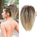 Messy Bun Hair Piece Claw Clip in Hair Buns Hair Piece for Women Straight Short High Ponytail Extension Tousled Updo Faux Hair Bun Scrunchies for Girls