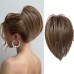 Messy Bun Hair Piece Claw Clip in Hair Buns Hair Piece for Women Straight Short High Ponytail Extension Tousled Updo Faux Hair Bun Scrunchies for Girls