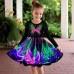 Girls' 3D Butterfly Dress Long Sleeve 3D Print Spring Fall Sports & Outdoor Daily Holiday Cute Casual Beautiful Kids 3-12 Years Casual Dress A Line Dress Above Knee Polyester Regular Fit