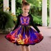 Girls' 3D Butterfly Dress Long Sleeve 3D Print Spring Fall Sports & Outdoor Daily Holiday Cute Casual Beautiful Kids 3-12 Years Casual Dress A Line Dress Above Knee Polyester Regular Fit