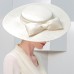 Elegant Sweet Flax Hats with Bowknot / Pure Color 1PC Special Occasion / Party / Evening Headpiece/ Office & Career / Graduation / Congratulations / Anniversary / Back To School / Outdoor / Carnival